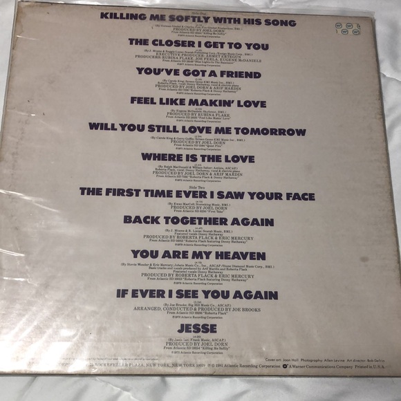 The Best Of Roberta Flack-1981 vinyl record-Used - Picture 2 of 4